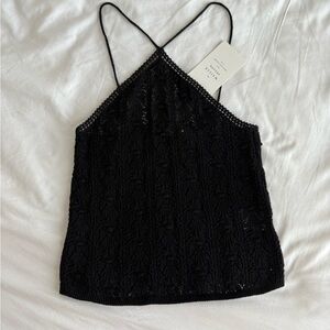 Sezane Ryan Top Black - Size XS